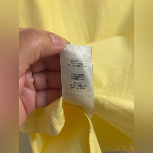 Babaton Yellow Sleeveless T-shirt
Women's Size XL - Picture 4 of 9